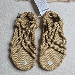 Rope-Knot Women’s Sandals - Neutral Tan